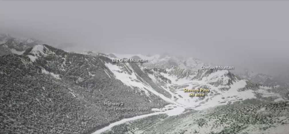 Screenshot of a gif displaying the terrain taken from the NYT website.